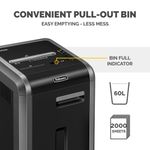 Fellowes Power 225Mi Micro-Shrd Shrd