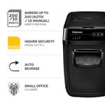 Fellowes Automax 200C Cross-Cut Shrd