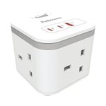 Fellowes Power Cube Type G Uk/Ie Wht