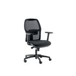 Rovia Mesh Task Chr Adj Arms Blk