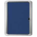 External Display Case Felt Blue