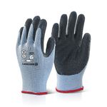 Mpps Gloves Latex Palm 1 Pr Blk L