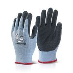 Mpps Gloves Latex Palm 1 Pr Blk M