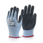 Mpps Gloves Latex Palm 1 Pr Blk M