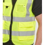 Exec Hi Vis Waistcoat Orange L