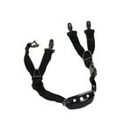 Helmet Type Y Chin Strap Black Pk10