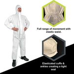 Cn4013E Disb Coverall Type 5/6 Wht L
