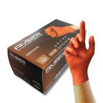 Amber Nitrile Gloves Orange Xl Pk100