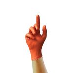Amber Nitrile Gloves Orange Xl Pk100
