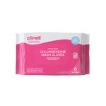 Clinell Wash Gloves Fragrnce Free P6