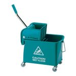 Mobile Mop Bucket/Wringer 20L Grn
