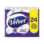 Velvet Classic Quilted Wc Roll Pk24