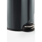 Durable Pedal Bin Metal Rnd 12L Cha