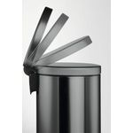 Durable Pedal Bin Metal Rnd 12L Cha