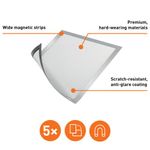 Durable Duraframe Magn A4 Slver Pk5