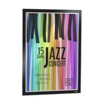 Durable Duraframe Poster Frm A2 Blk