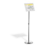 Durable Floor Infostand Alu-Snap A4