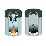Durable Waste Bin Fire Ext Lid 30L