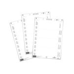 Durable Insert Sheets 150X67Mm Pk80