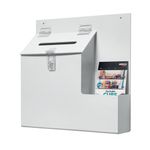 Deflecto Suggestion Box White
