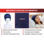 Deflecto Reusable Cool/Heat Cap Blu