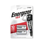 Energizer Lithium Photo 123 Bat Pk2