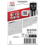 Energizer Lithium Photo 123 Bat Pk2