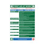 First Aid Sign Laminated Paper Std