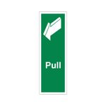 Pull Sign Save Vinyl 150X50Mm
