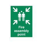 Fire Assembly Point Rigid Plas A2