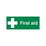 First Aid Sign Vinyl 150X125Mm