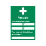Your First Aiders Are Vinyl 600X450