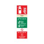 Foam Extinguisher Plas 300X100