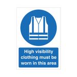 Hi Vis Clothing Must Be Worn A4