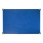 Felt Noticeboard 900X600Mm Blue