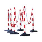 Guarda Chain 6 Post Red/Wht Concrete