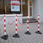 Guarda Chain 6 Post Red/Wht Concrete