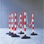 Guarda Chain 6 Post Red/Wht Concrete