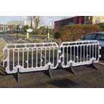Crowd Barrier Hdpe 2220X1000 Grey