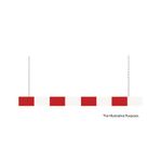 Height Restriction Bar 2000 Red/Wht