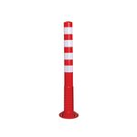 Flexback Traffic Posts 1000Mm Redwht
