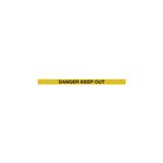 Red Post Danger Keep Out Ylw/Blk Pk2