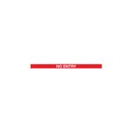 Wallpro 400 Black Body No Entry Red/
