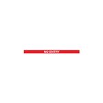 Polished Chrome Body No Entry Red/Wh