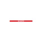 Yellow Body No Entry Red/White Text