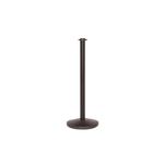 Ropemaster Black Steel Post Flat Top