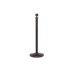Ropemaster Black Steel Post Ball Top