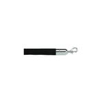 Eco Velour Rope Blk 1.8M P/Chrome