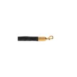 Eco Velour Rope Blk 1.8M P/Brass