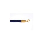 Eco Velour Rope Blue 1.8M P/Brass